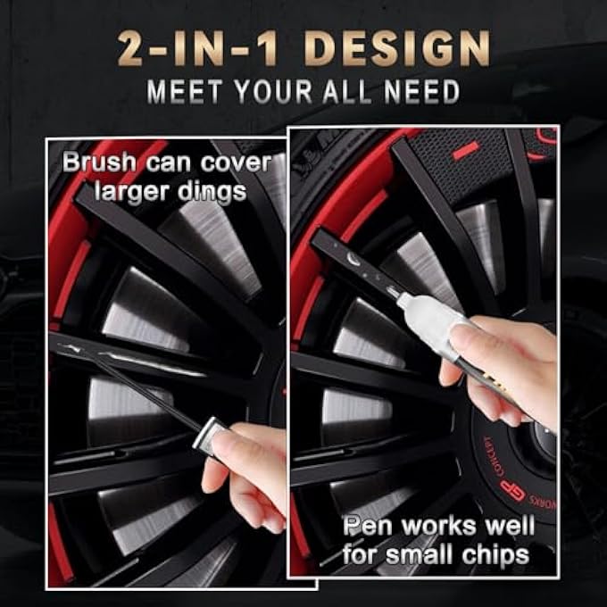 xdotoar RIM TOUCH UP PAINT,GLOSS BLACK CAR WHEEL SCRATCH REPAIR - Image 5